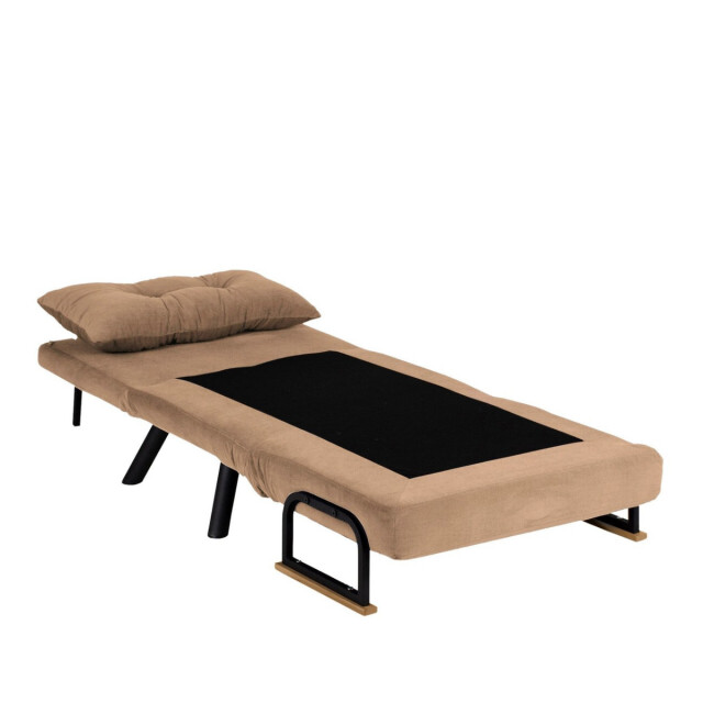CaliCosy Slaapfauteuil in stof met metalen poten l67 cm sando 3178559 large