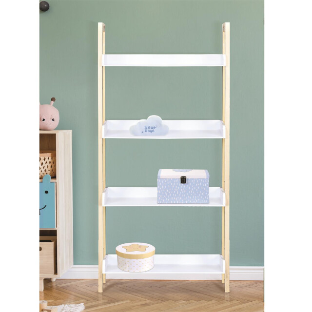 Home Deco Factory Wandrek 4 lagen 60x30x117 cm wit 3178563 large