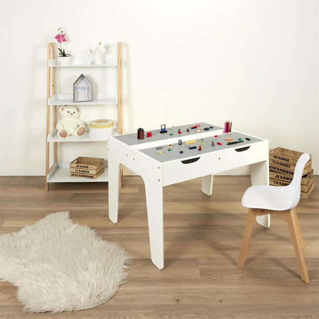 Home Deco Factory Wandrek 4 lagen 60x30x117 cm wit 3178563 large