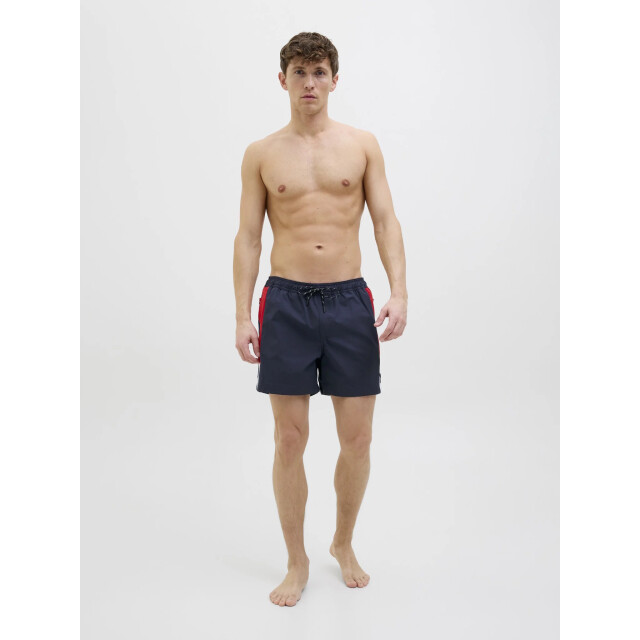 Jack & Jones Heren zwemshort jpstmaui blocked zip donkerblauw 12273030-Navy Blazer large