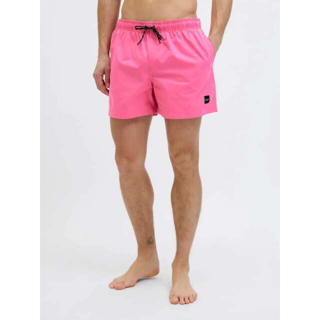 Jack & Jones Heren zwemshort jpstmaui jjswim effen roze 12272776-Fandango Pink large