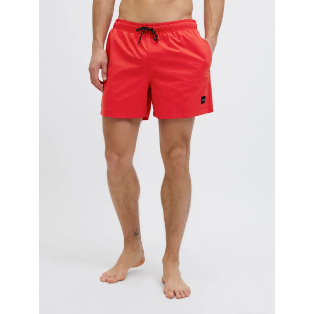 Jack & Jones Heren zwemshort jpstmaui jjswim effen 12272776-True Red large