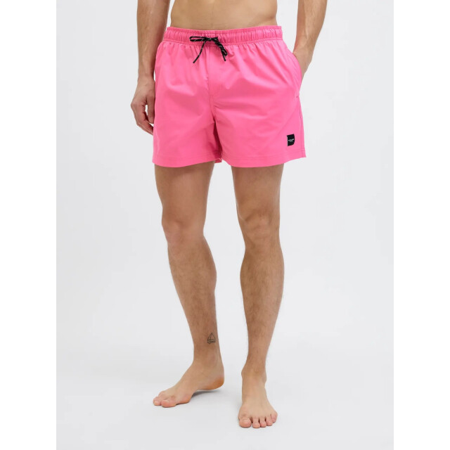 Jack & Jones Heren zwemshort jpstmaui jjswim effen roze 12272776-Fandango Pink large