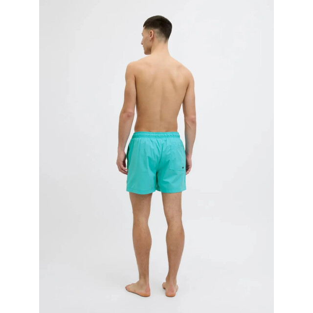 Jack & Jones Heren zwemshort jpstmaui jjswim effen turquoise 12272776-Scuba Blue large