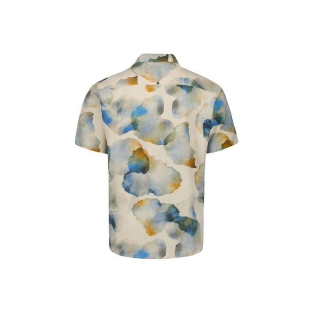 No Excess Shirt short sleeve revers collar al blue 27440345-030 large