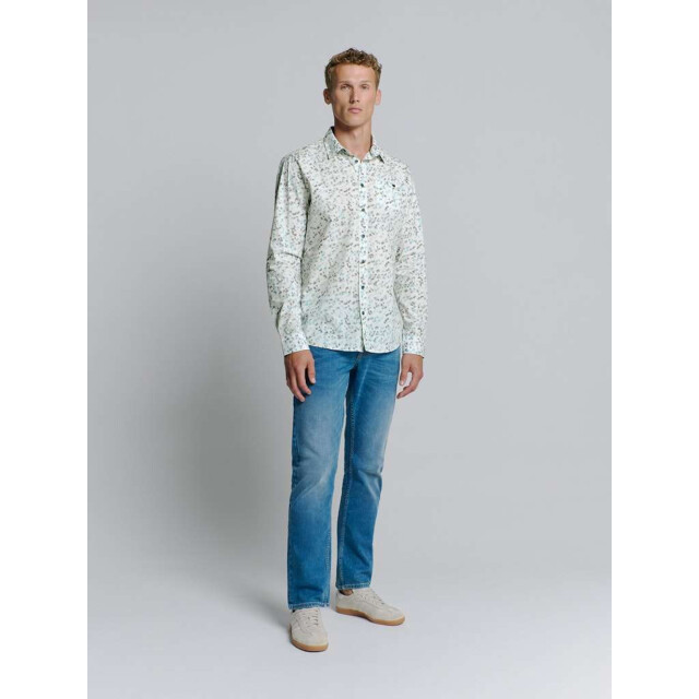 No Excess Shirt stretch allover printed ice 27430111-151 large