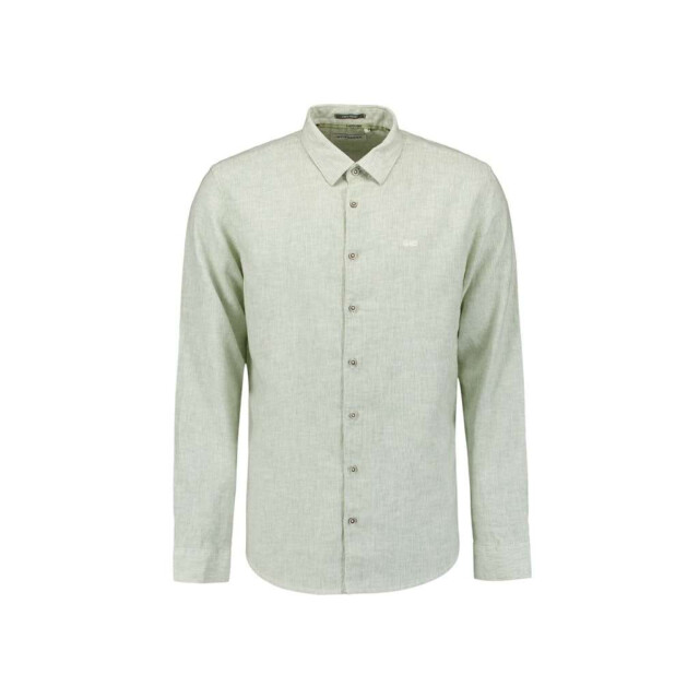 No Excess Shirt verical small stripes with li green 27470223-050 large