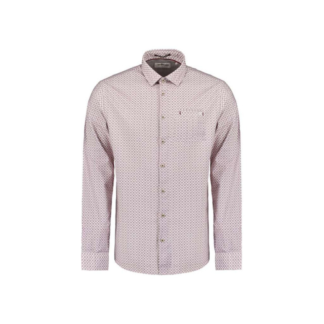 No Excess Shirt allover printed mauve 27400209-146 large