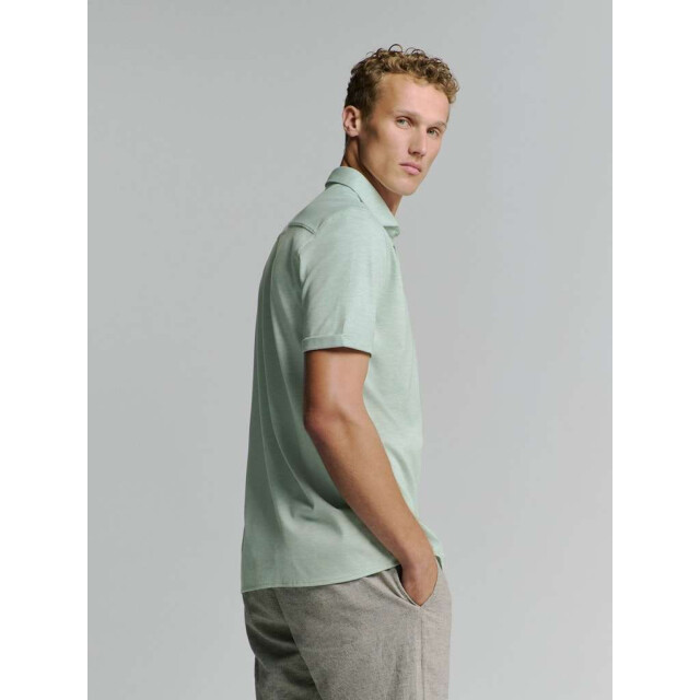 No Excess Shirt short sleeve jersey melange s mint 27420381-058 large