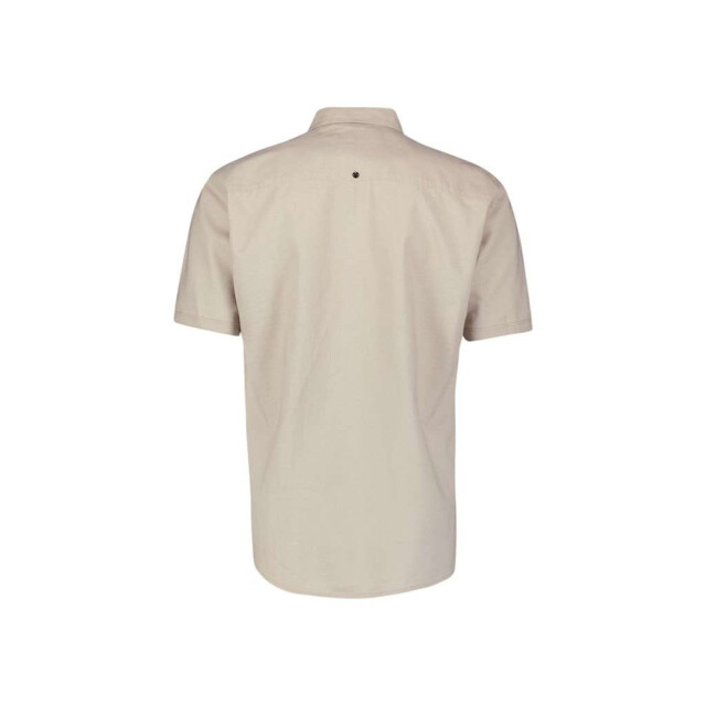 No Excess Shirt short sleeve solid with linen light desert 27480321SN-310 large