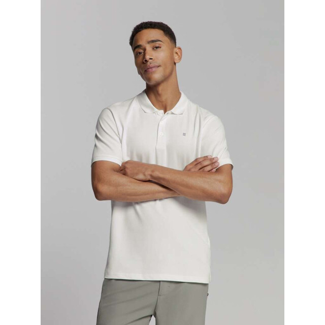 No Excess Polo pique solid stretch white 27390260SN-010 large