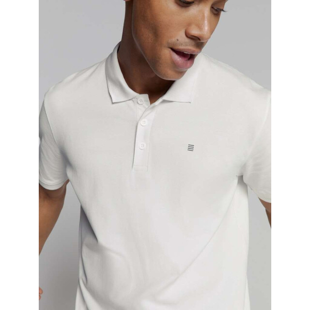No Excess Polo pique solid stretch white 27390260SN-010 large