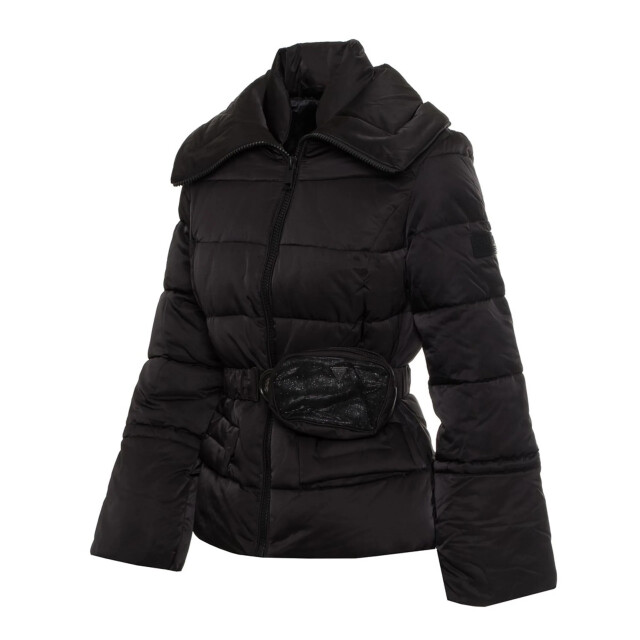 Guess Jas met riem Guess Zwart Jas Met Riem large