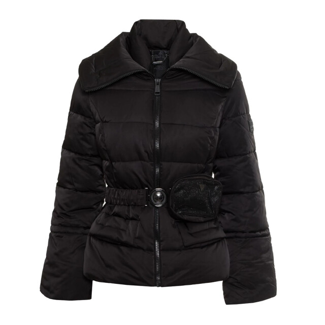 Guess Jas met riem Guess Zwart Jas Met Riem large
