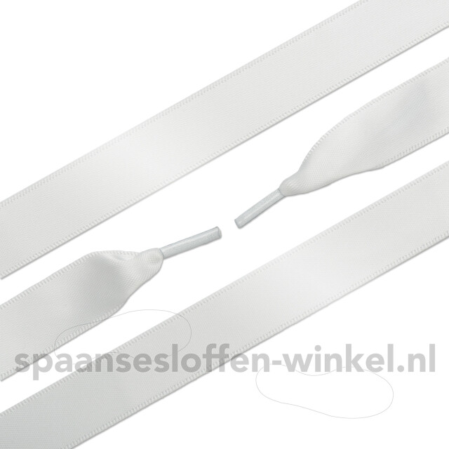 Ringpoint Satijnen schoenveters dreamly 90 cm Satijnen schoenveters dreamly white 90 cm large