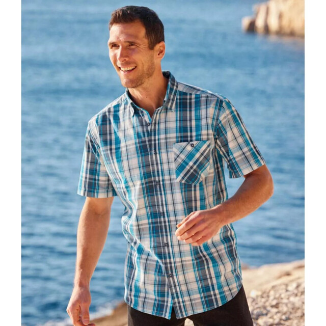 Atlas For Men Herengeruite overhemd UTAF306_blue large