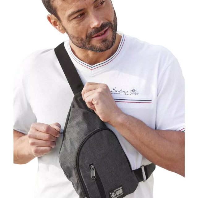 Atlas For Men Crossbodytas met meerdere zakken UTAF1587_mottledgrey large
