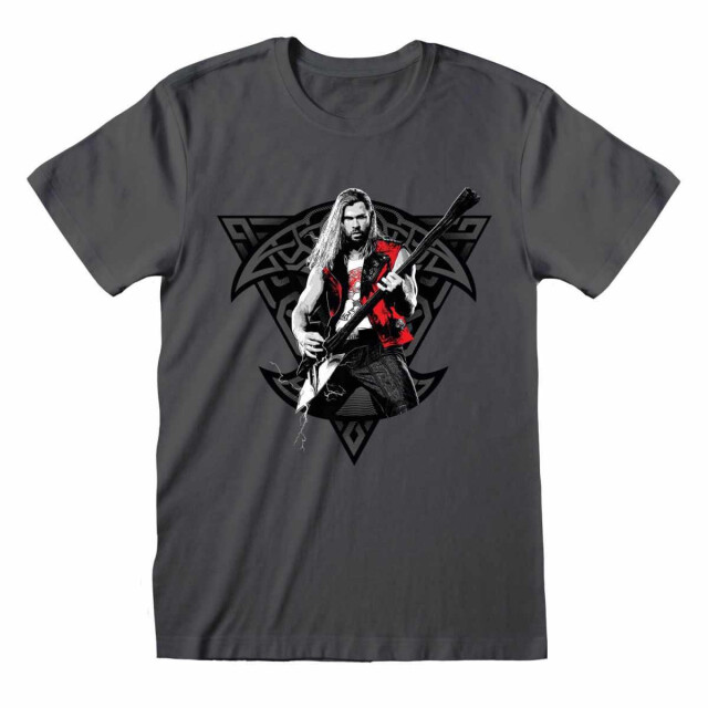 Li-cense Thor: love and thunder unisex rock t-shirt volwassenen UTHE900_charcoal large