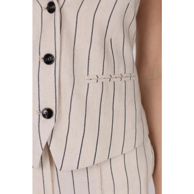 Jansen Amsterdam Ss25 rion gilet lms 258 natural LMS 258 large