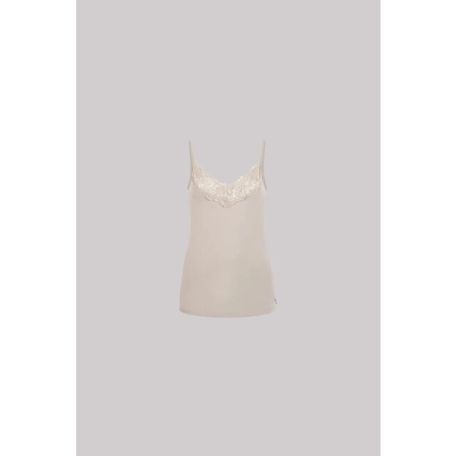 Jansen Amsterdam Alora ss25 hemdje tc 103 spaghetti with lace sand TC 103 large