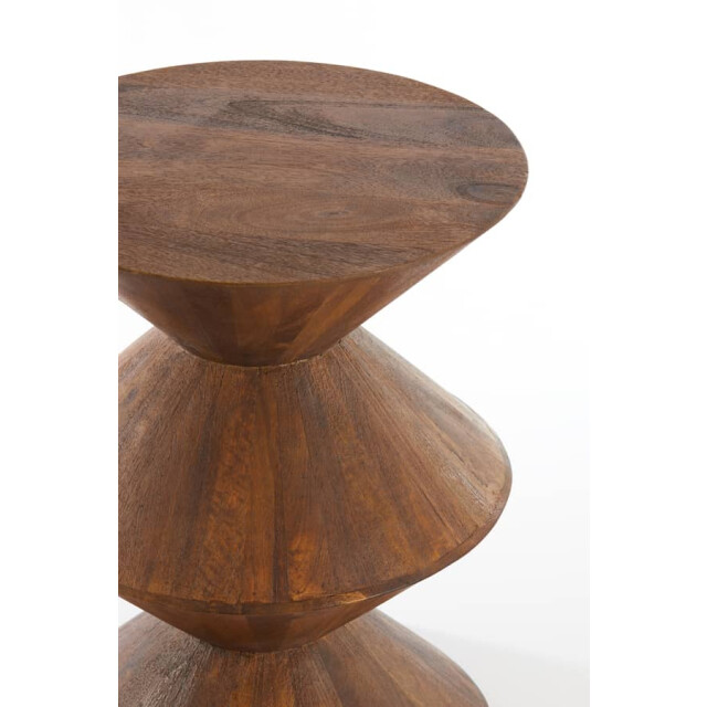 Light & Living Bijzettafel mango-hout larus Ø 45 x 60cm 6783784 large