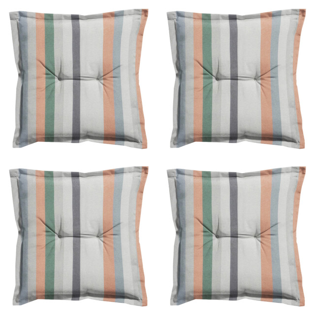 Madison zitkussen righe salmone ca. 50x50 cm set van 4 3083296 large
