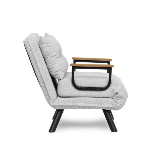 CaliCosy Converteerbare fauteuil in badstof met metalen poten l67 cm sando 3178546 large