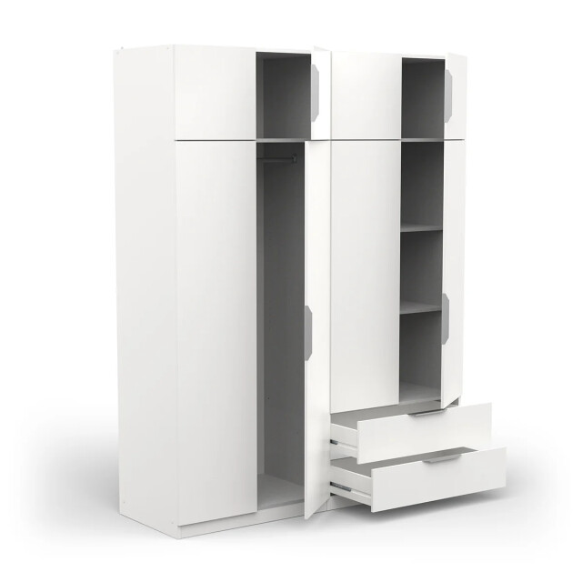 CaliCosy Kast 8 deuren en 2 laden l157,3 cm ghost 2937825 large