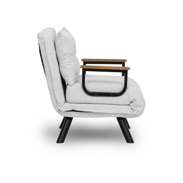 CaliCosy Converteerbare fauteuil in badstof met metalen poten l67 cm sando 3178547 large