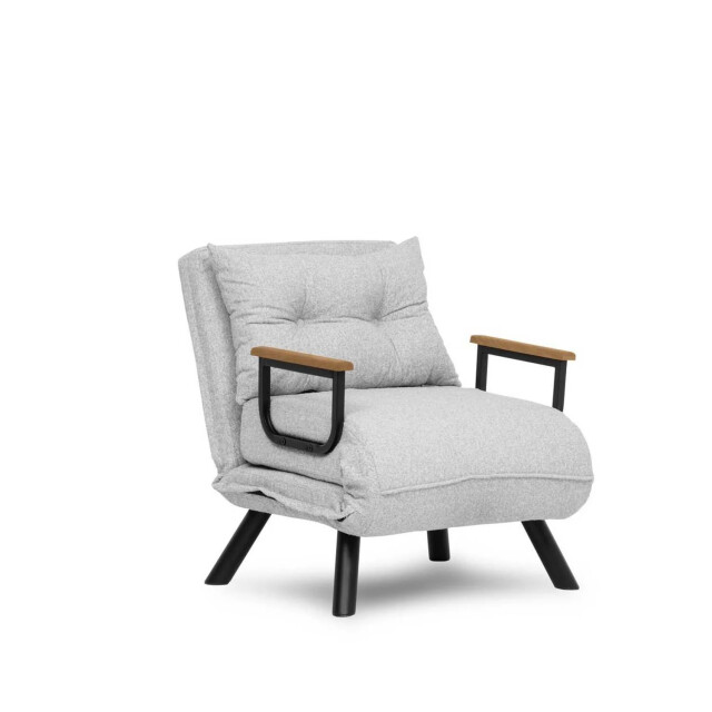 CaliCosy Converteerbare fauteuil in badstof met metalen poten l67 cm sando 3178546 large