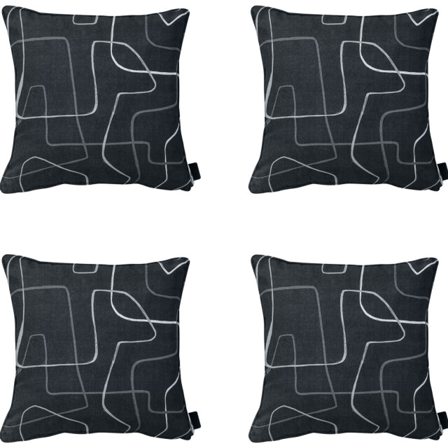 Madison sierkussen joah grey ca. 50x50 cm set van 4 3083153 large