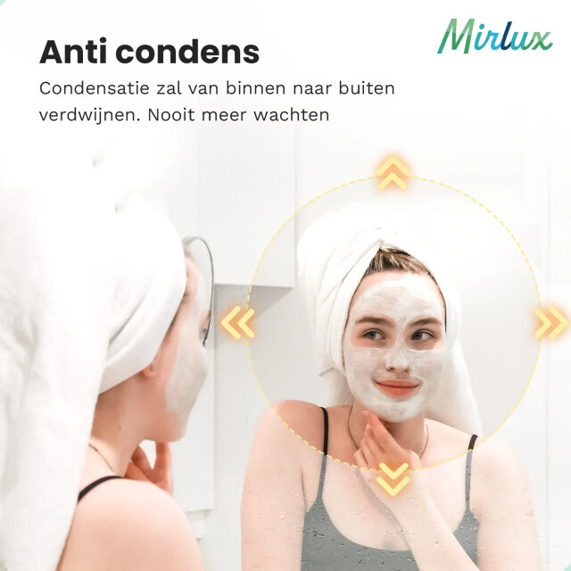 Mirlux Badkamerspiegel 120cm frameloos 3083771 large