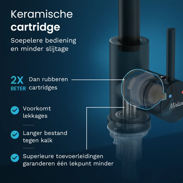 Mirlux Wastafelkraan wc zwart [thalia] 3083777 large