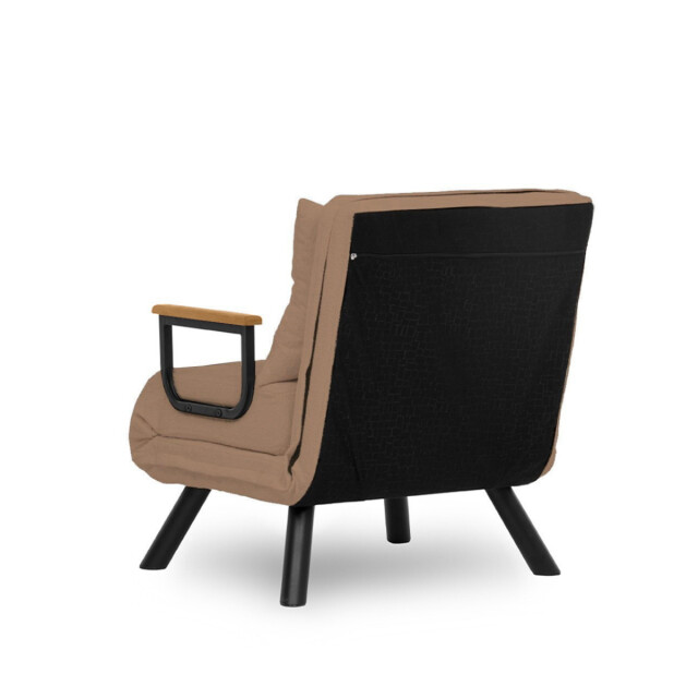 CaliCosy Slaapfauteuil in stof met metalen poten l67 cm sando 3178559 large