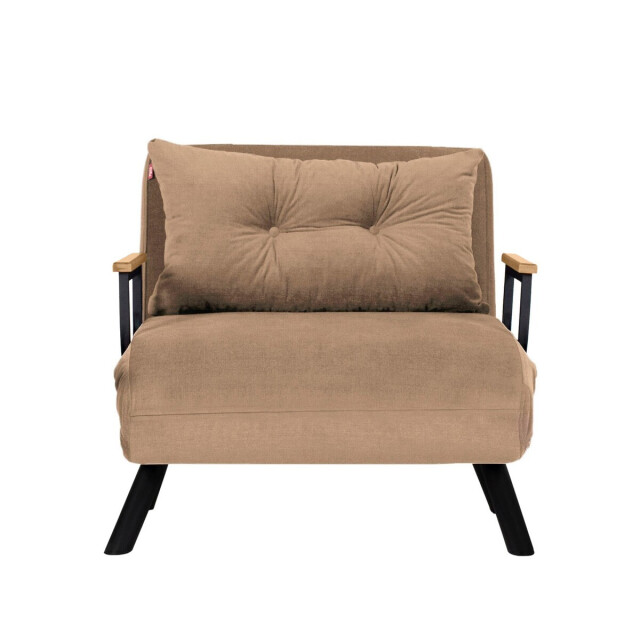CaliCosy Slaapfauteuil in stof met metalen poten l67 cm sando 3178559 large