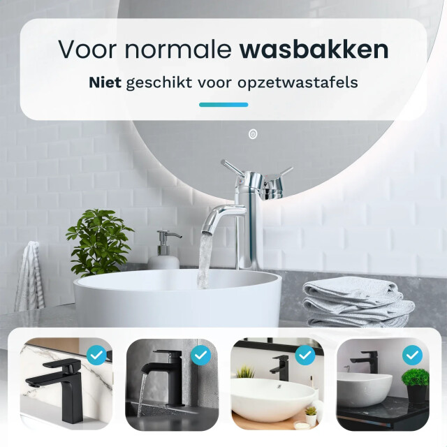 Mirlux Wastafelkraan wc chroom [helios] 3083775 large