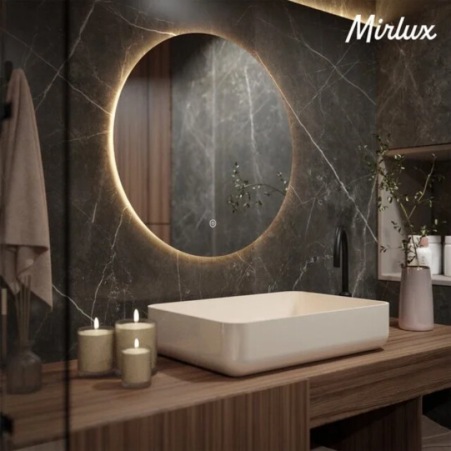 Mirlux Badkamerspiegel 80cm frameloos 3083732 large