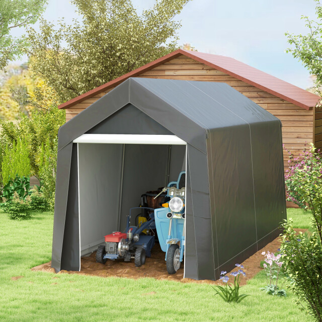 4goodz Waterdichte opslagtent 360x210x235 cm grijs 3178871 large