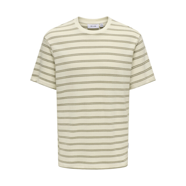 Only & Sons Onsian reg ss stripe struct tee 22032819 large