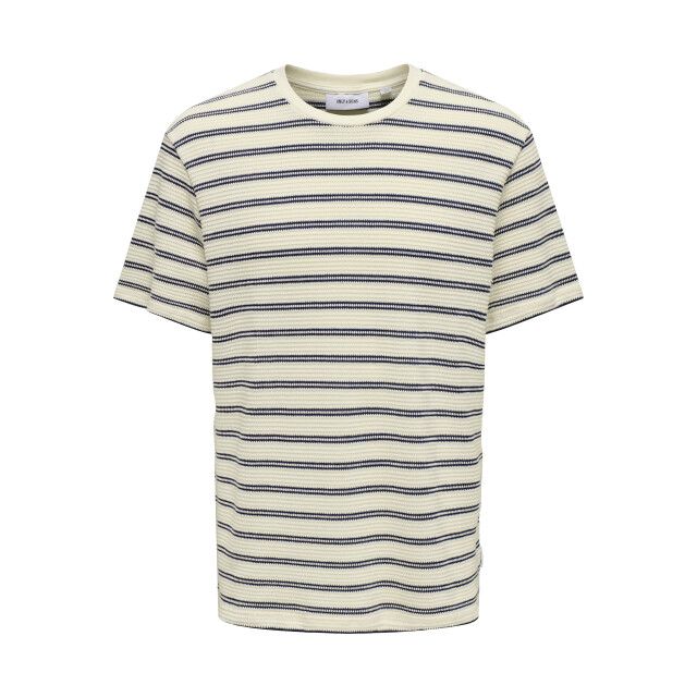 Only & Sons Onsian reg ss stripe struct tee 22032819 large