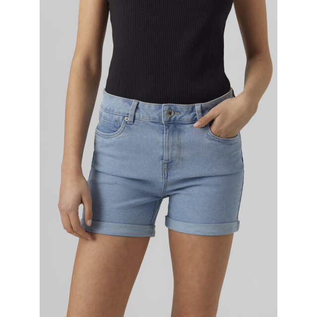 Vero Moda Vmluna mr fold shorts mix ga noos blue denim 4150.35.0036 large