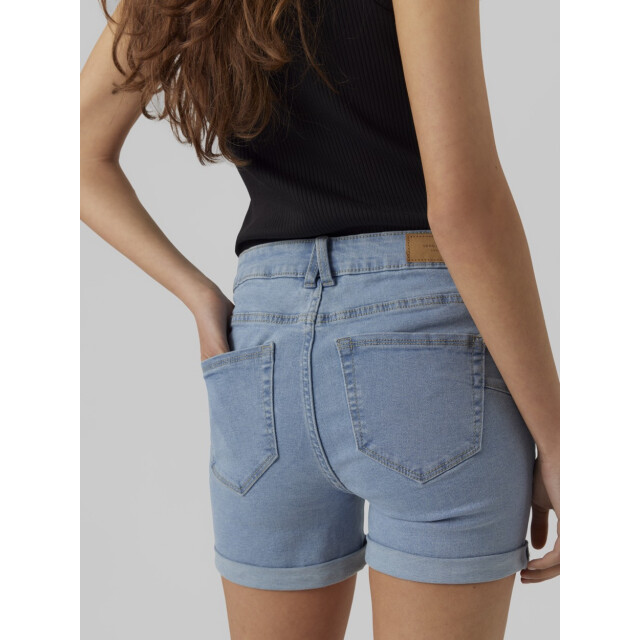 Vero Moda Vmluna mr fold shorts mix ga noos blue denim 4150.35.0036 large