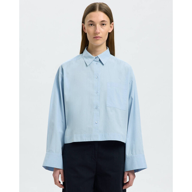 Selected Femme T-shirt 16097269 fastha Selected Femme Blouse lange mouw 16097269 FASTHA large