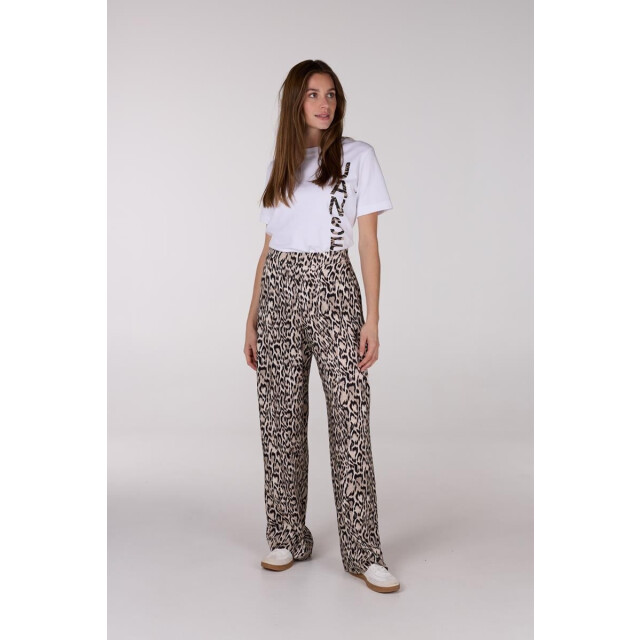 Jansen Amsterdam Romana broek wa429 long wide sand WA429 large