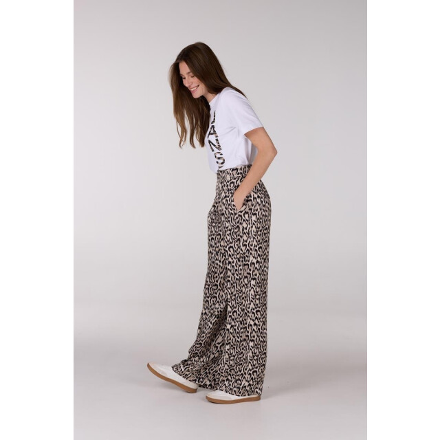 Jansen Amsterdam Romana broek wa429 long wide sand WA429 large