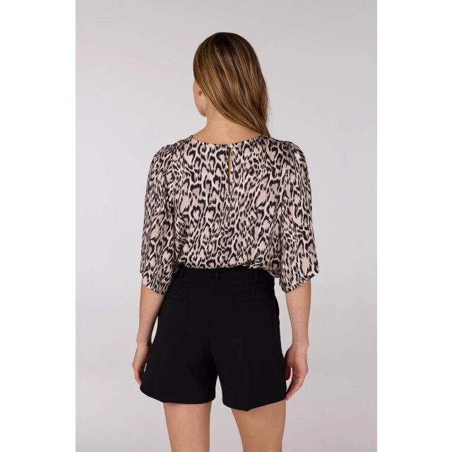 Jansen Amsterdam Rixt top wa100 wide fit short sleeve sand WA100 large