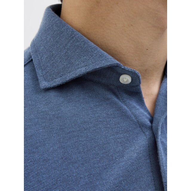 Jack & Jones jprblalance pique s/s shirt smu 12275652 chambray 05011.211.0082 large