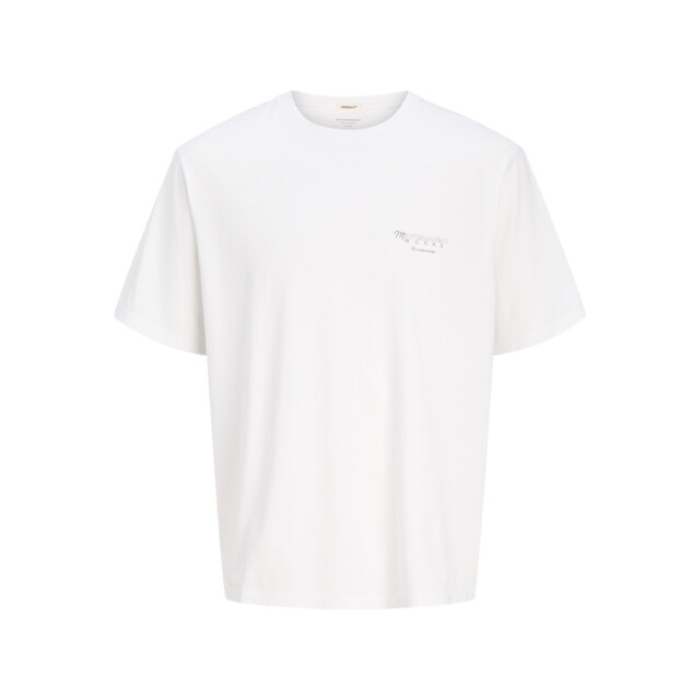 Jack & Jones joralmeria world tee ss crew neck 12276785 bright white 05011.100.0227 large