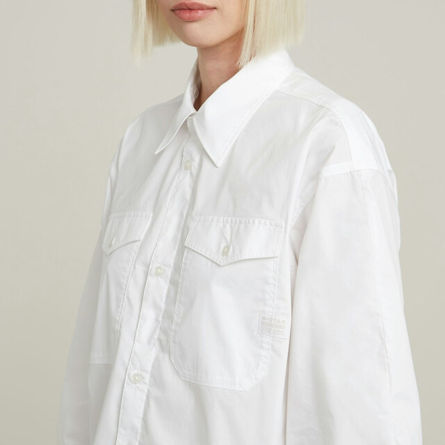 G-Star boxy shirt l\s wmn d26439-d321 110 white 06615.112.0125 large