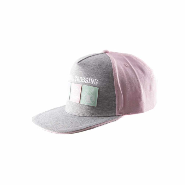 Li-cense Animal crossing unisex volwassen new horizons pastel square baseball cap UTHE1842_heathergrey large